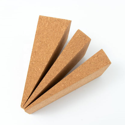 Vertent Cork Squat Wedge Block, 3-Piece Set with Carry Bag